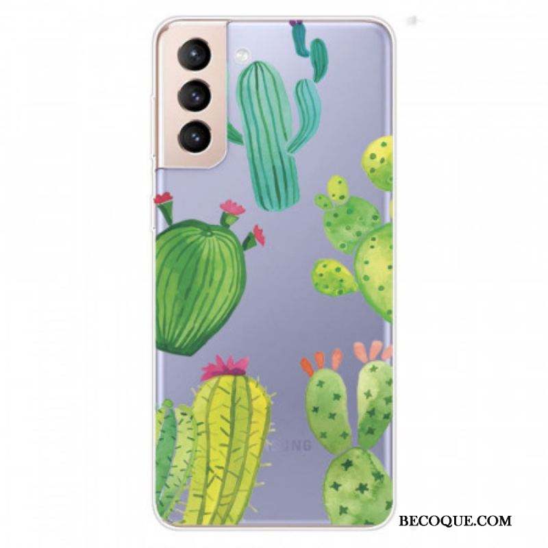 Coque Samsung Galaxy S22 Plus 5G Cactus Aquarelle