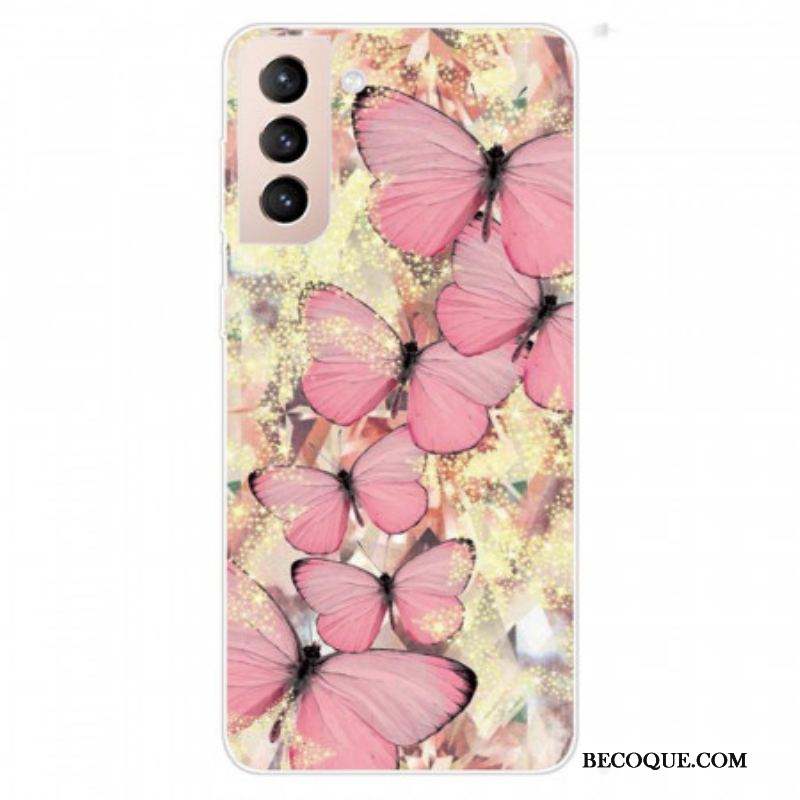 Coque Samsung Galaxy S22 Plus 5G Papillons Papillons