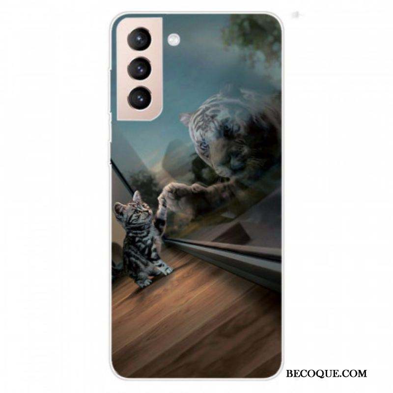 Coque Samsung Galaxy S22 Plus 5G Rêve de Chaton