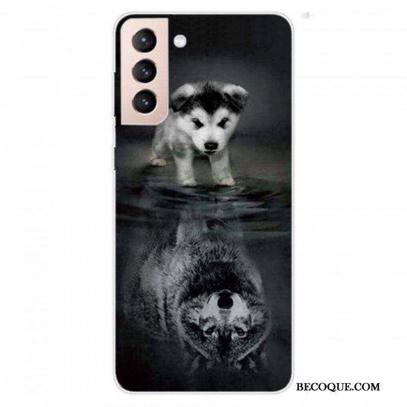 Coque Samsung Galaxy S22 Plus 5G Rêve de Chiot