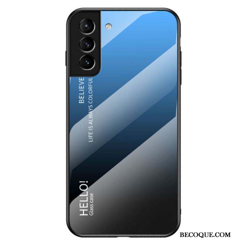 Coque Samsung Galaxy S22 Plus 5G Verre Trempé Hello