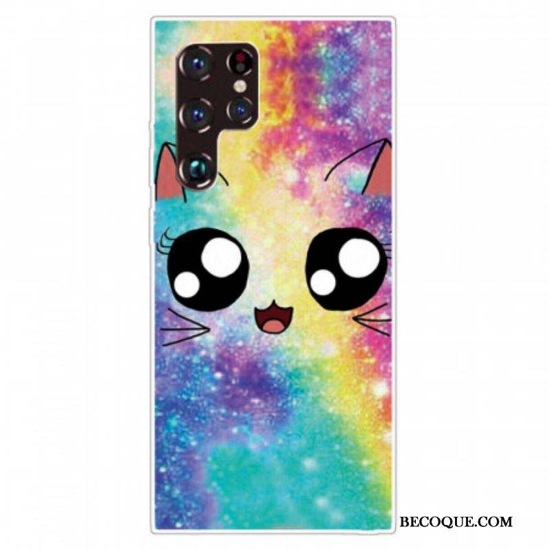 Coque Samsung Galaxy S22 Ultra 5G Chat Cartoon