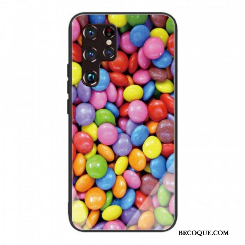 Coque Samsung Galaxy S22 Ultra 5G Verre Trempé Bonbons