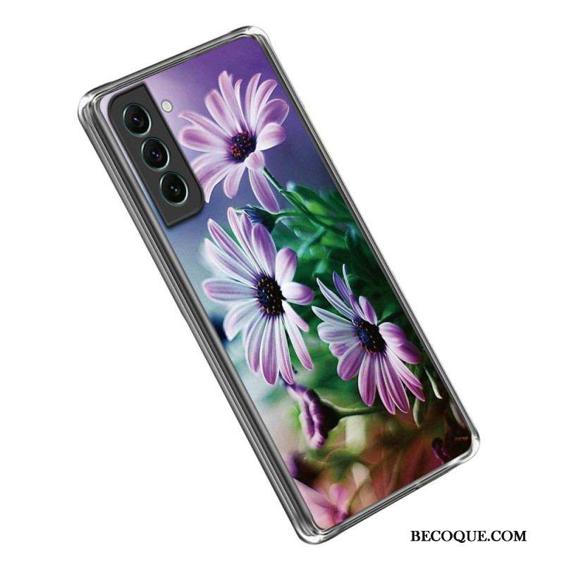 Coque Samsung Galaxy S23 5G Silicone Florale