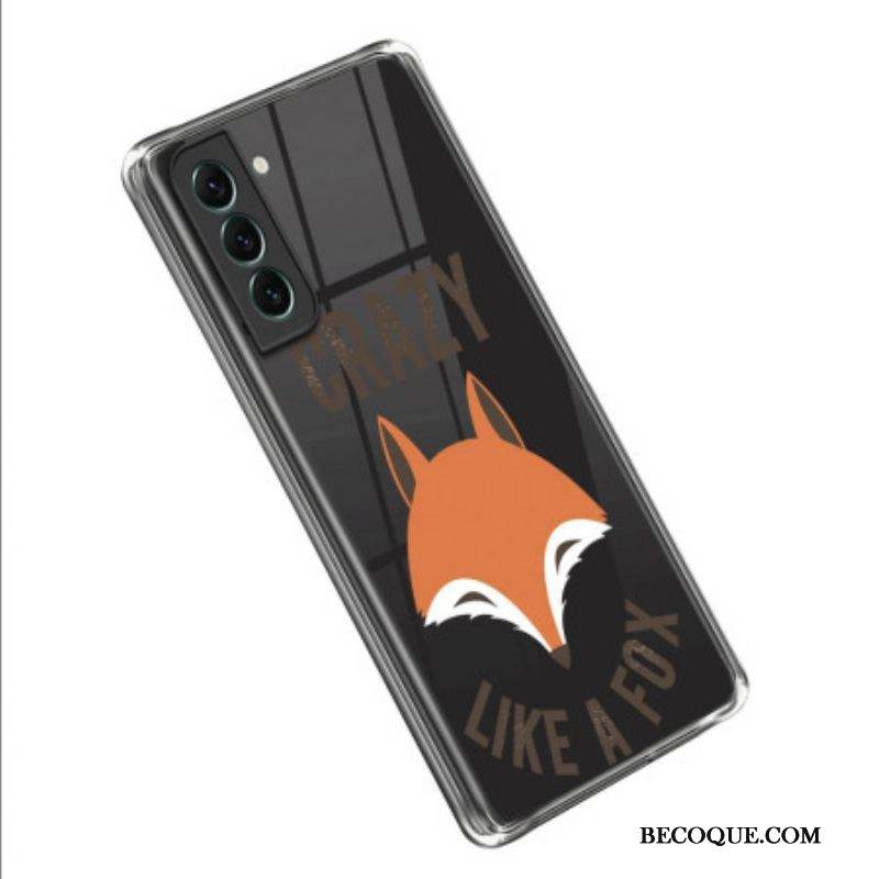 Coque Samsung Galaxy S23 5G Transparent Crazy Like a Fox