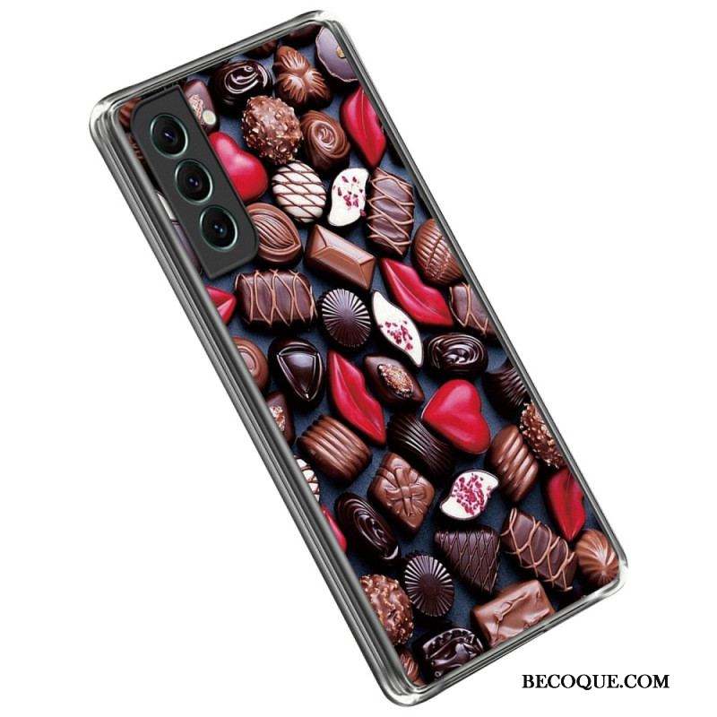 Coque Samsung Galaxy S23 Plus 5G Flexible Chocolat