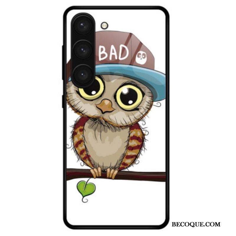 Coque Samsung Galaxy S23 Plus 5G Verre Trempé Bad Hibou