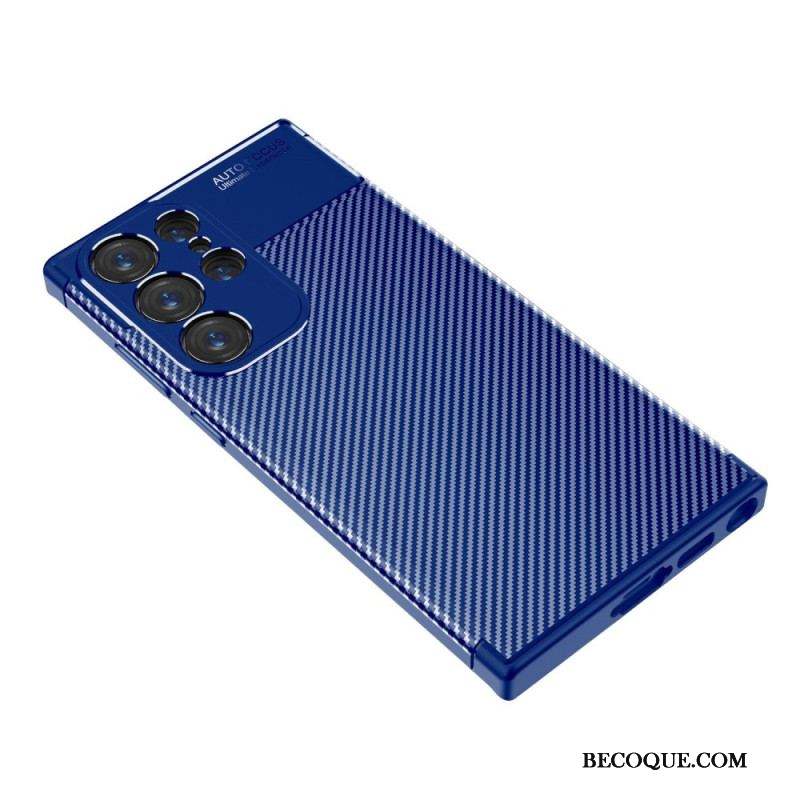 Coque Samsung Galaxy S23 Ultra 5G Fibre Carbone Flexible