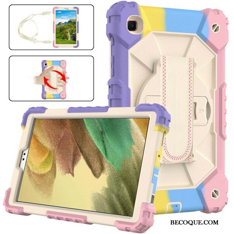 Coque Samsung Galaxy Tab A7 Lite Multi-Fonctionnelle Camouflage