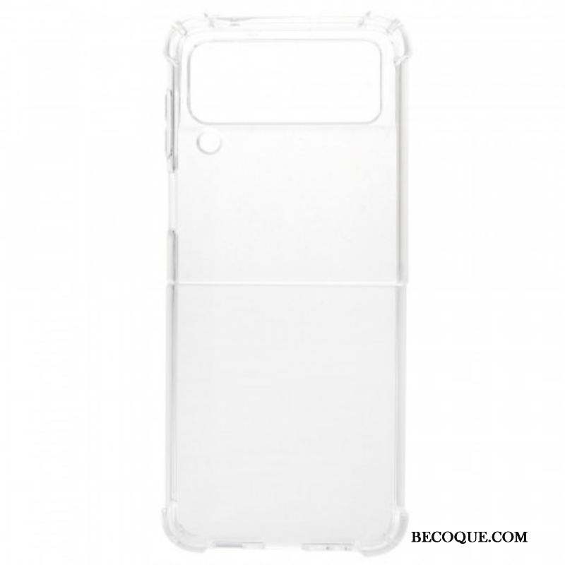 Coque Samsung Galaxy Z Flip 3 5G Transparente Coins Renforcés