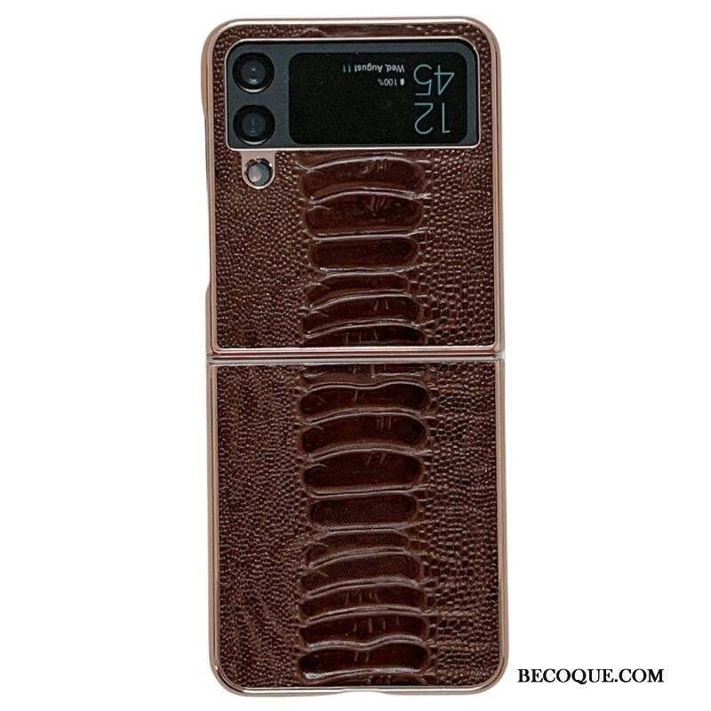 Coque Samsung Galaxy Z Flip 4 Design Crocodile