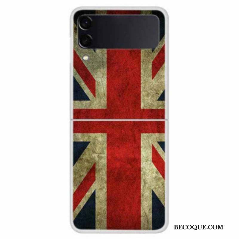 Coque Samsung Galaxy Z Flip 4 Drapeau Anglais