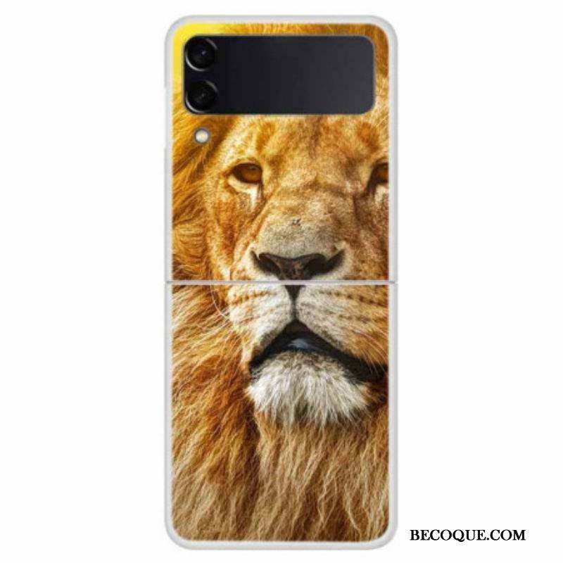 Coque Samsung Galaxy Z Flip 4 Lion