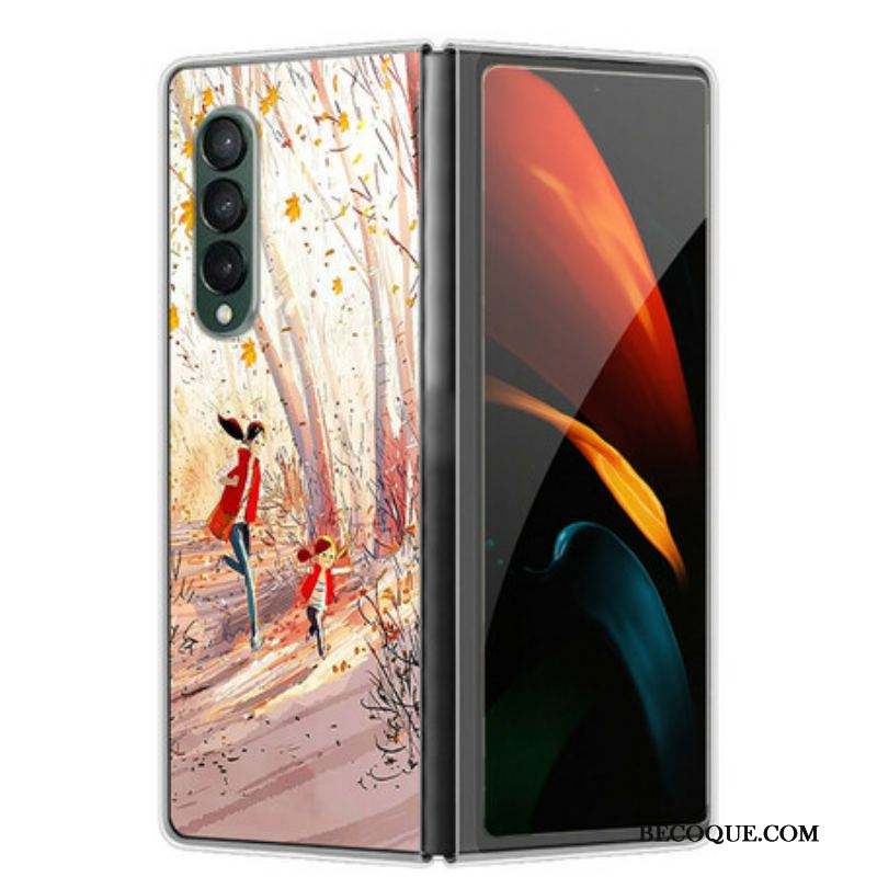 Coque Samsung Galaxy Z Fold 3 5G Paysage d'Automne