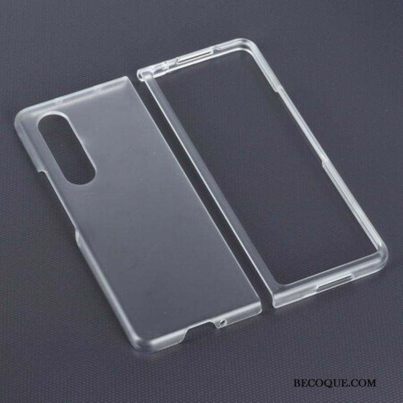 Coque Samsung Galaxy Z Fold 3 5G Plastique Transparent Mat