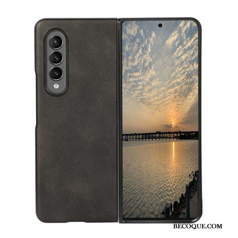 Coque Samsung Galaxy Z Fold 3 5G Simili Cuir