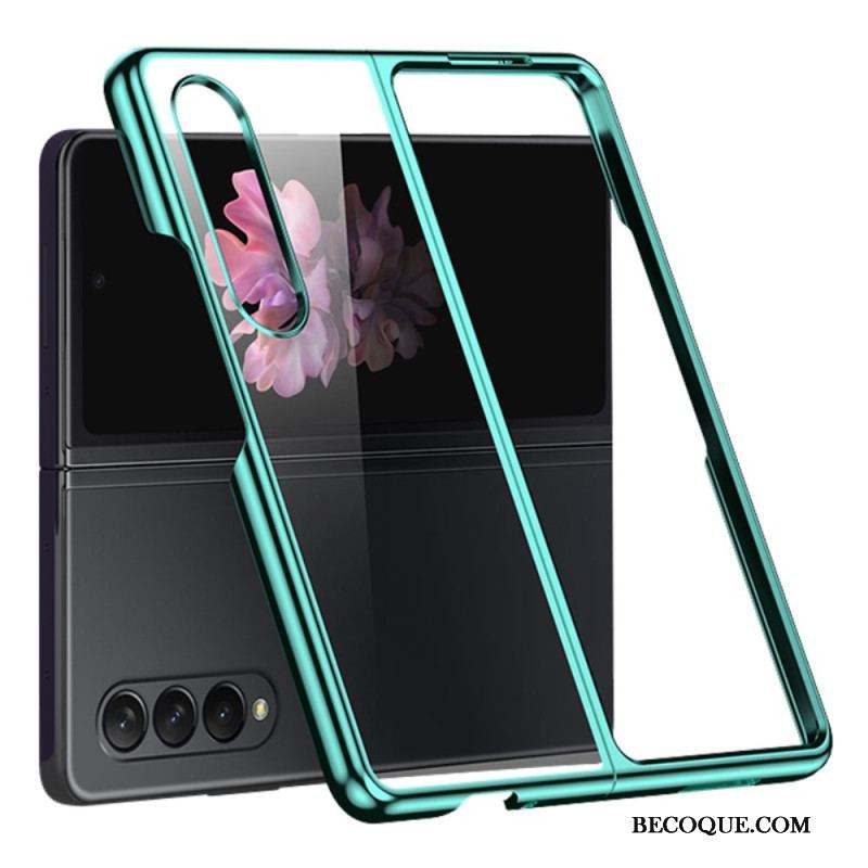 Coque Samsung Galaxy Z Fold 4 Transparente Métallisée