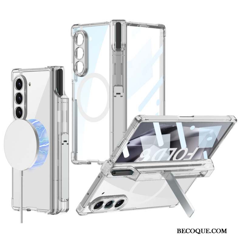 Coque Samsung Galaxy Z Fold 6 Porte-Stylet Compatible MagSafe GKK