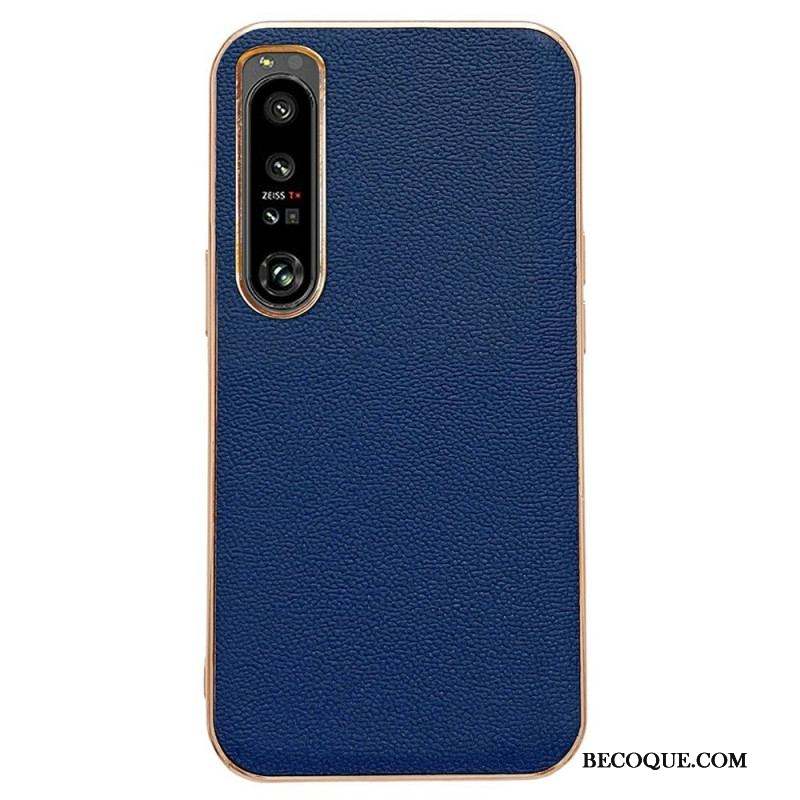 Coque Sony Xperia 1 IV Vrai Cuir