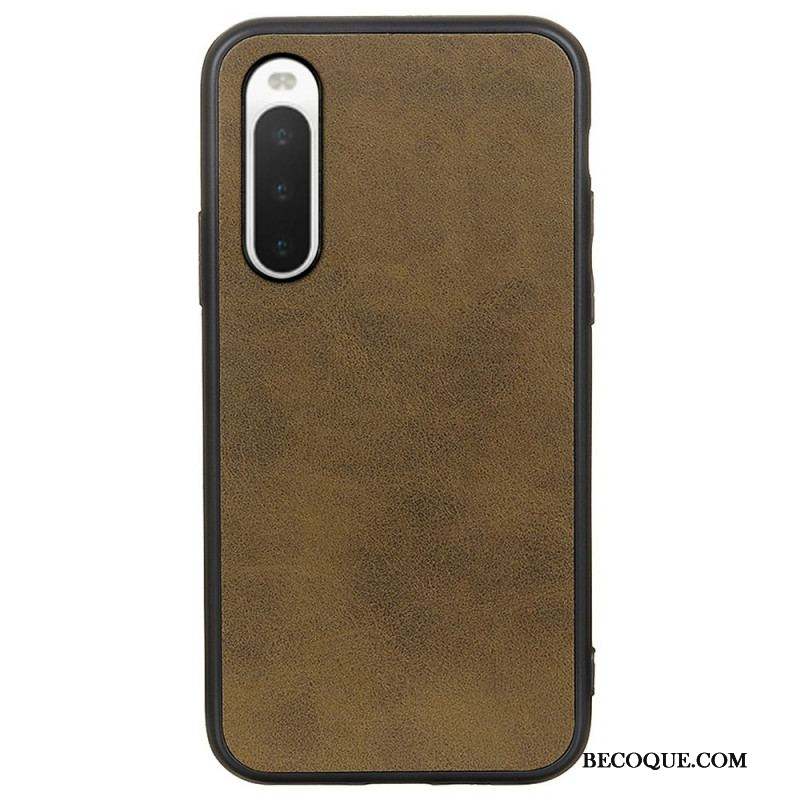 Coque Sony Xperia 10 IV Simili Cuir Texturé