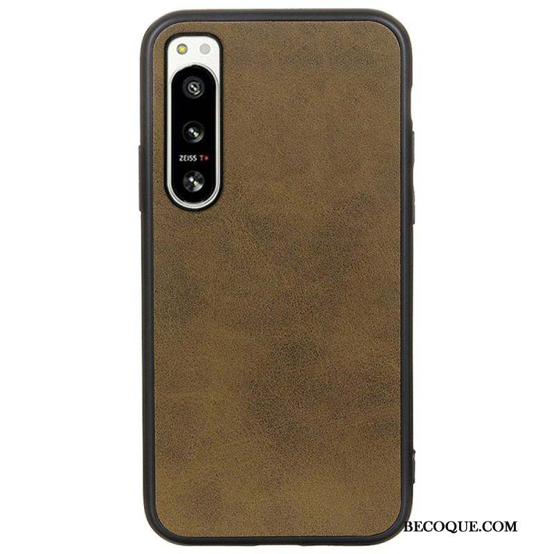 Coque Sony Xperia 5 IV Effet Cuir