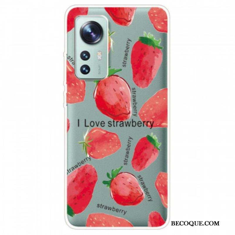 Coque  Xiaomi 12 / 12X  Fraises