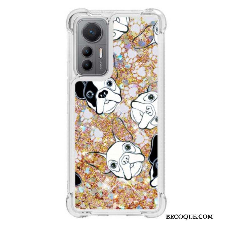 Coque Xiaomi 12 Lite Paillettes Mr Chien