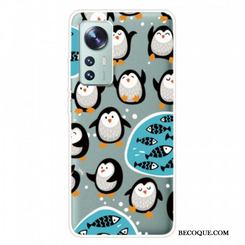 Coque Xiaomi 12 Pro Pingouins