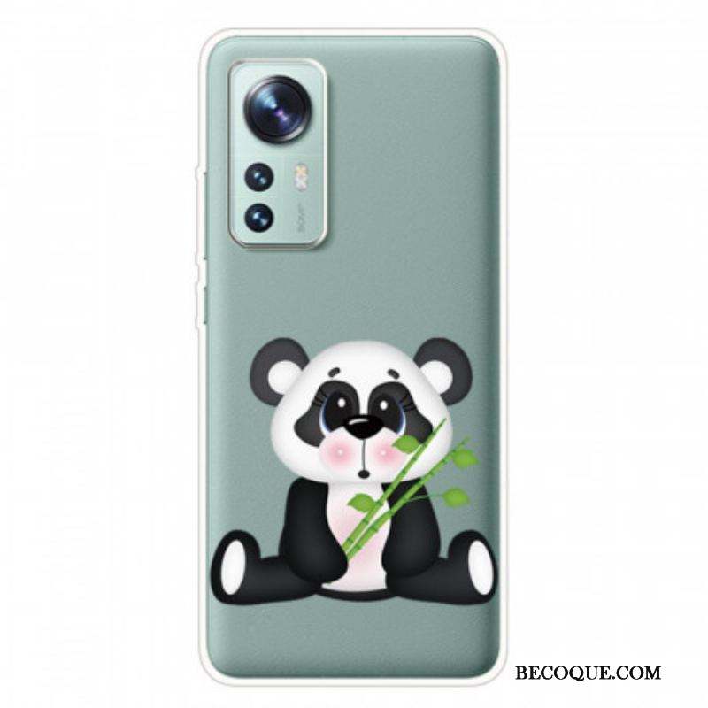 Coque Xiaomi 12 Pro Silicone Joli Panda