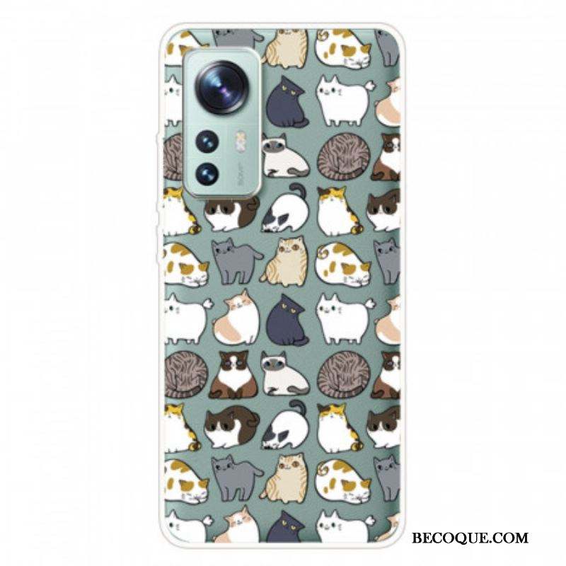 Coque Xiaomi 12 Pro Silicone Que des Chats