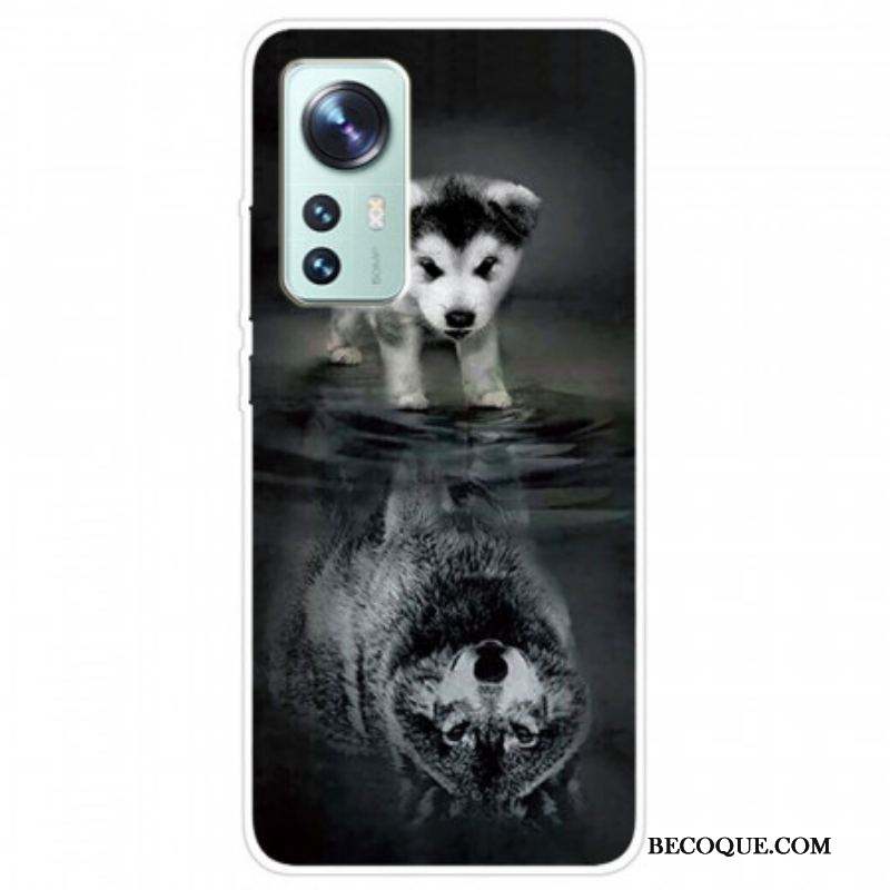 Coque Xiaomi 12 Pro Silicone Rêve de Chiot