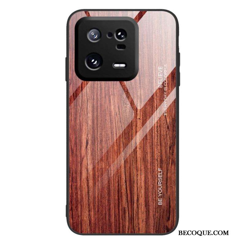 Coque Xiaomi 13 Pro Verre Trempé Design Bois