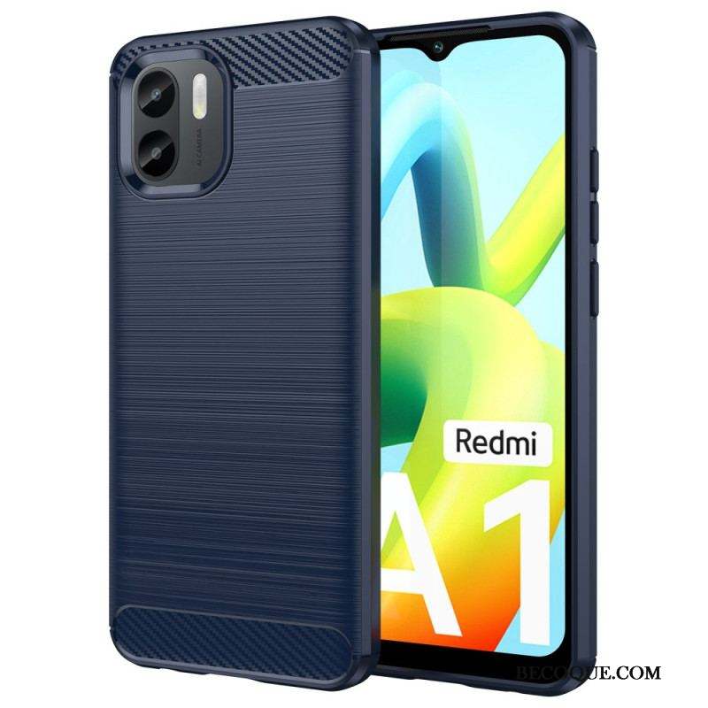 Coque Xiaomi Redmi A1 Fibre Carbone Brossée