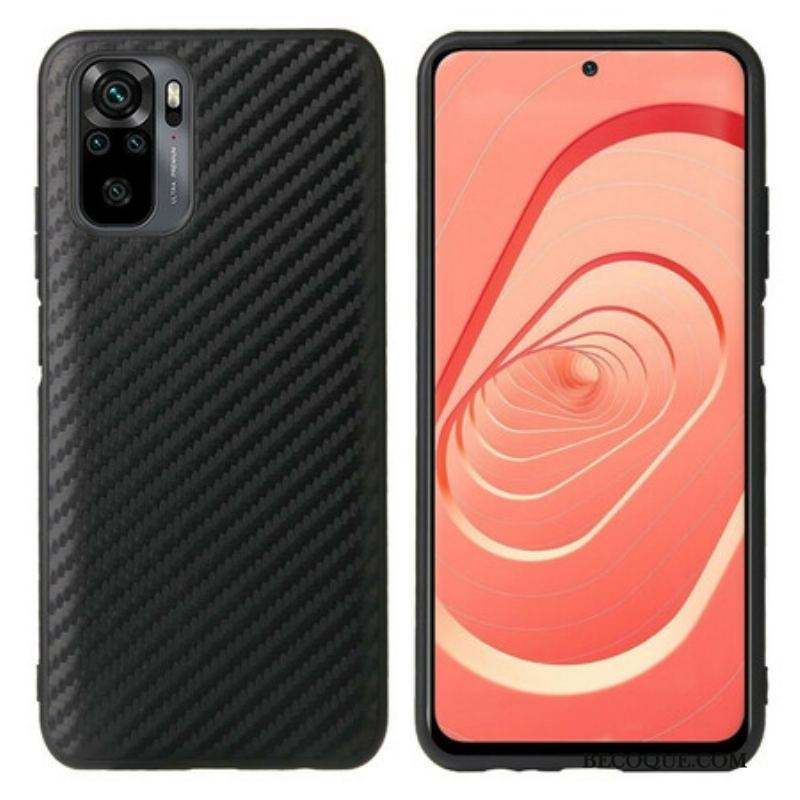 Coque Xiaomi Redmi Note 10/10S/Poco M5s Fibre Carbone