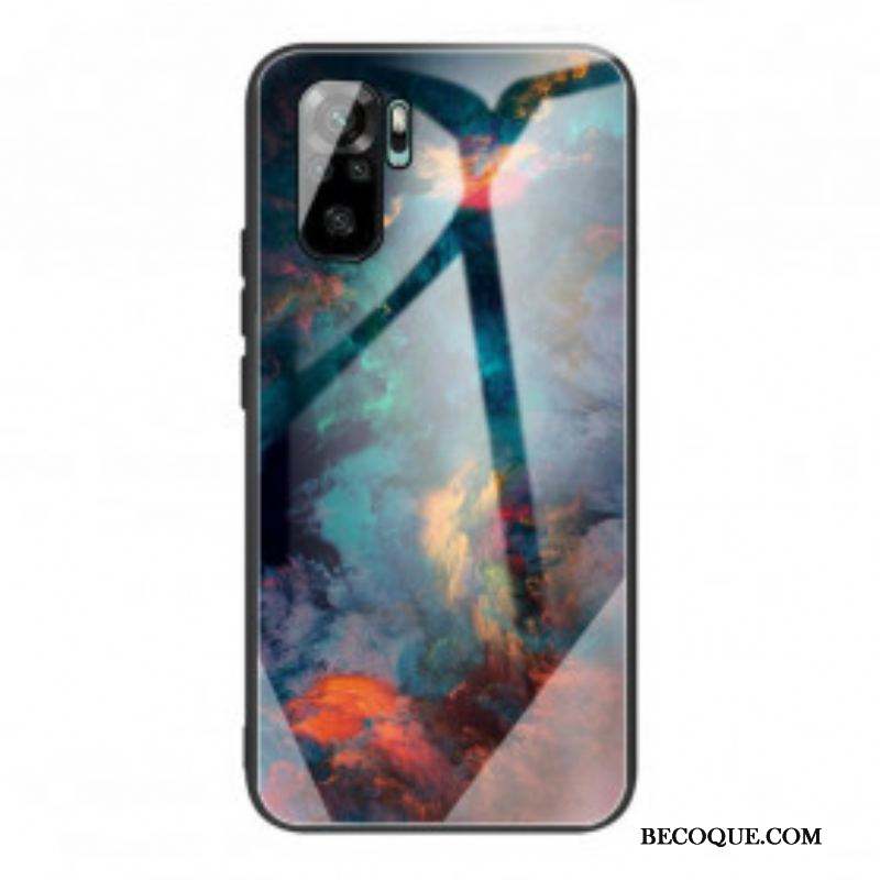 Coque Xiaomi Redmi Note 10/10S/Poco M5s Verre Trempé Ciel