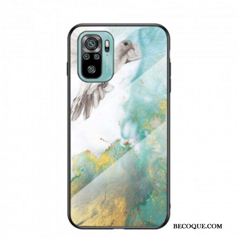 Coque Xiaomi Redmi Note 10/10S/Poco M5s Verre Trempé Marble Colors