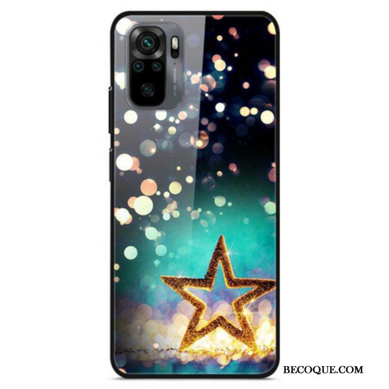 Coque Xiaomi Redmi Note 10/10S/Poco M5s Verre Trempé Étoile