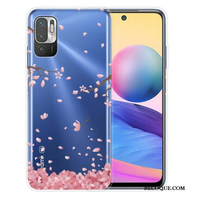 Coque Xiaomi Redmi Note 10 5G / Poco M3 Pro 5G Branches à Fleurs