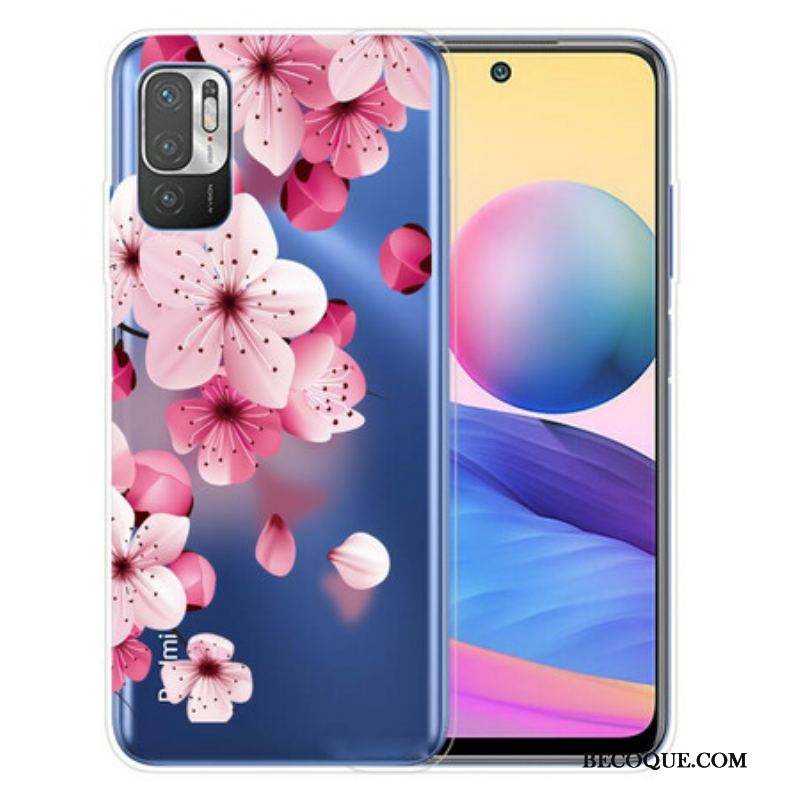 Coque Xiaomi Redmi Note 10 5G / Poco M3 Pro 5G Petites Fleurs Roses