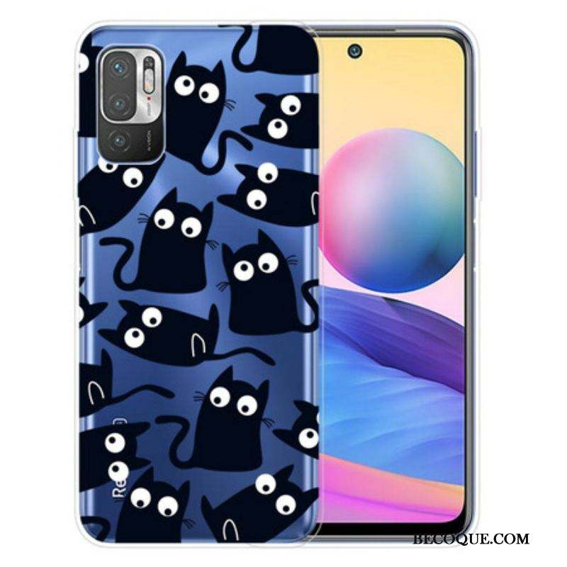 Coque Xiaomi Redmi Note 10 5G / Poco M3 Pro 5G Souris Noires