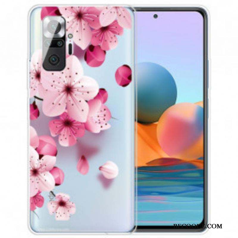 Coque Xiaomi Redmi Note 10 Pro Petites Fleurs Roses