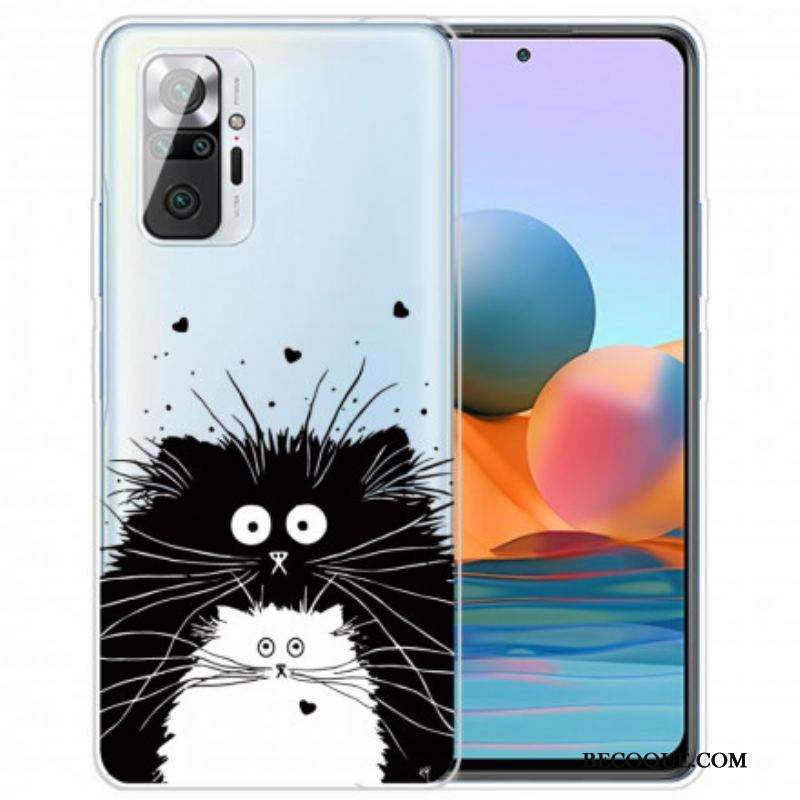 Coque Xiaomi Redmi Note 10 Pro Regarde les Chats