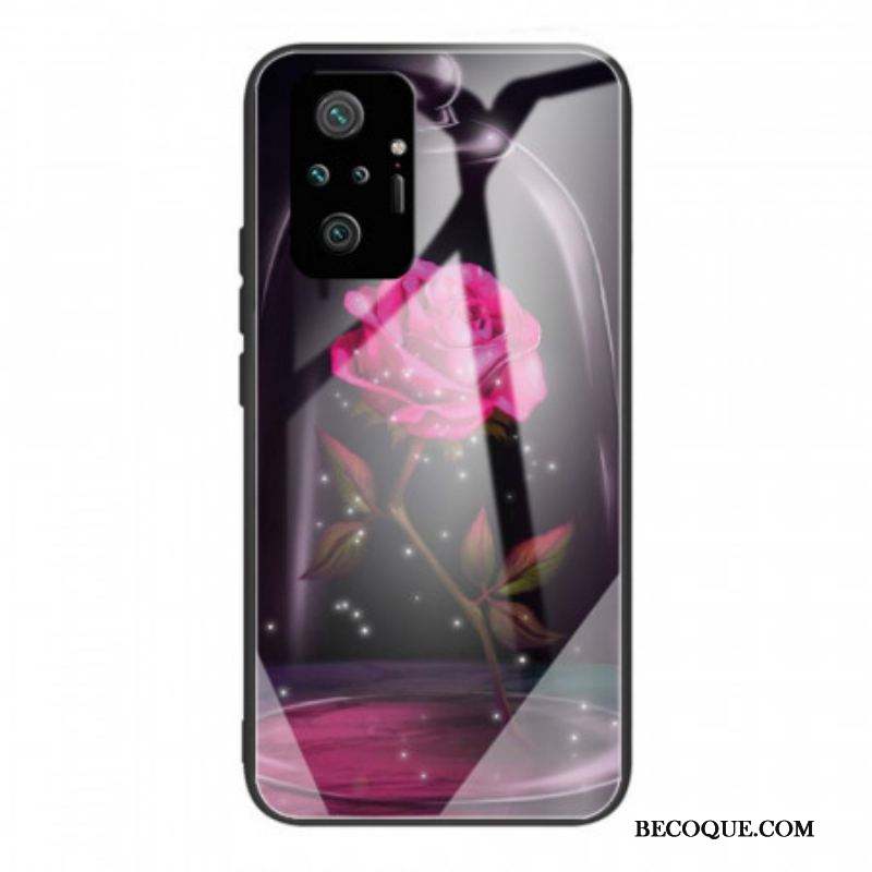 Coque Xiaomi Redmi Note 10 Pro Verre Trempé Rose Magique