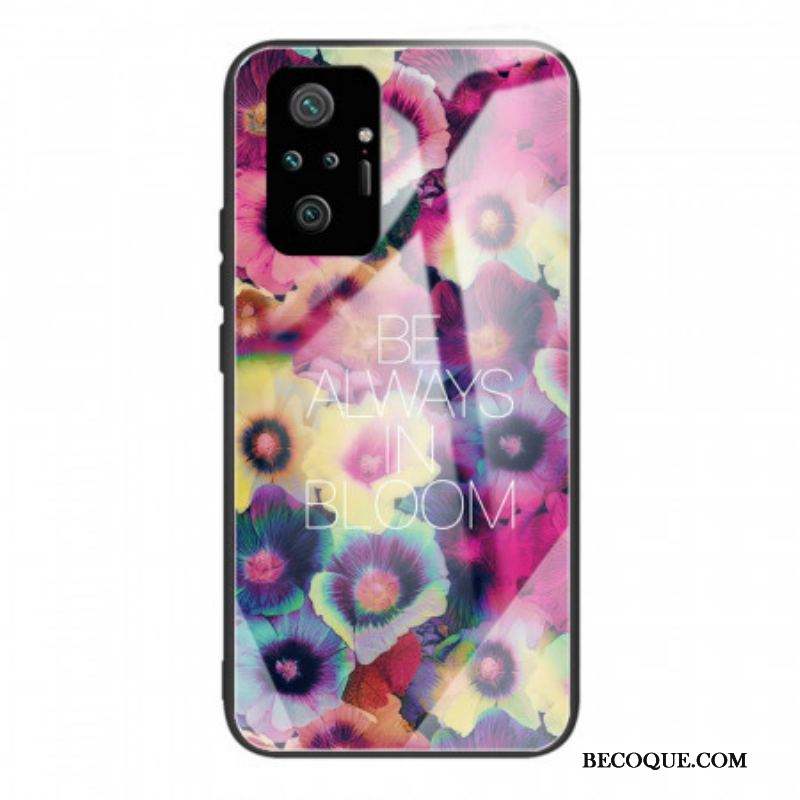 Coque Xiaomi Redmi Note 10 Pro Verre trempé Be Always in Bloom