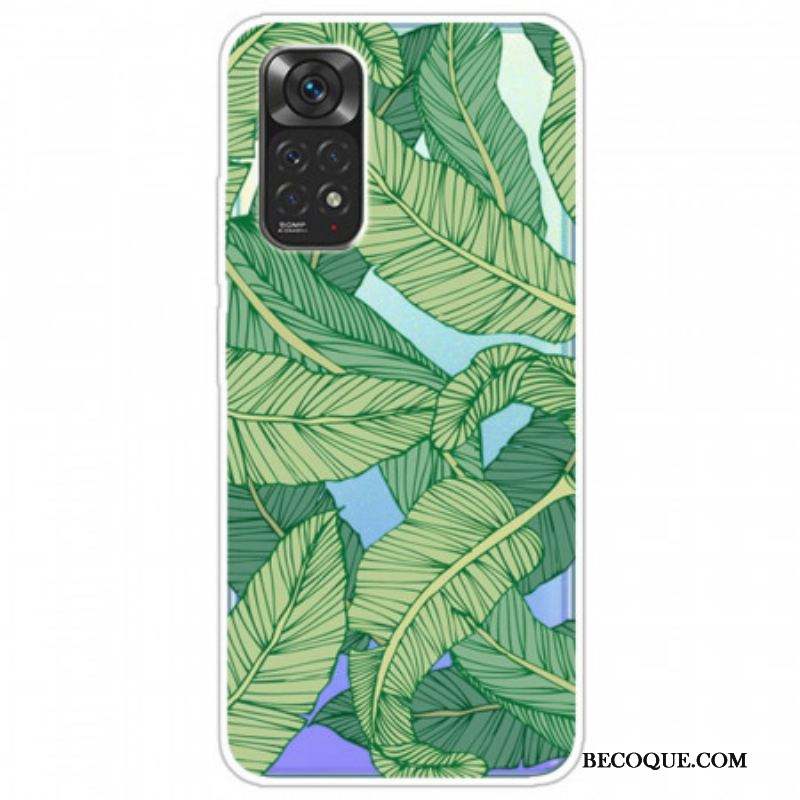 Coque Xiaomi Redmi Note 11 / 11s Feuilles Graphiques