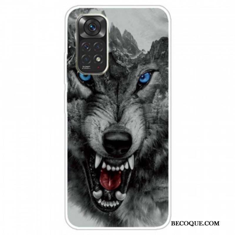 Coque Xiaomi Redmi Note 11 / 11s Loup Féroce