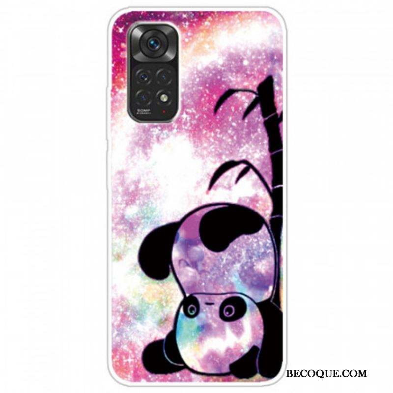 Coque Xiaomi Redmi Note 11 / 11s Panda et Bambou