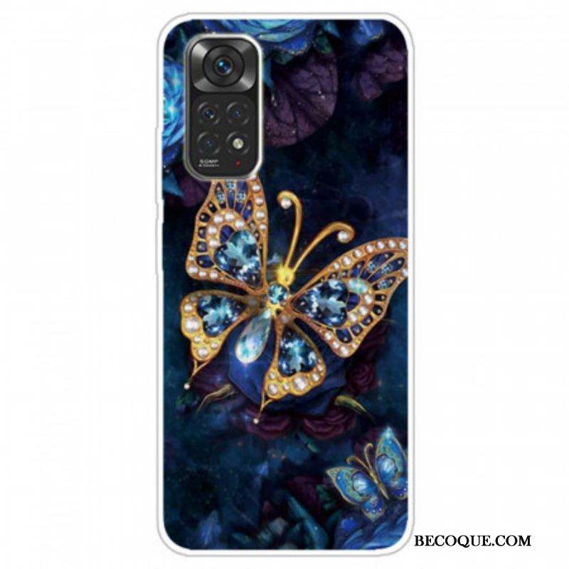 Coque Xiaomi Redmi Note 11 / 11s Papillon D'Or