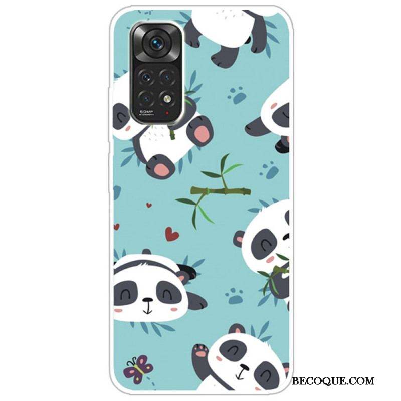 Coque Xiaomi Redmi Note 11 / 11s Tas de Pandas