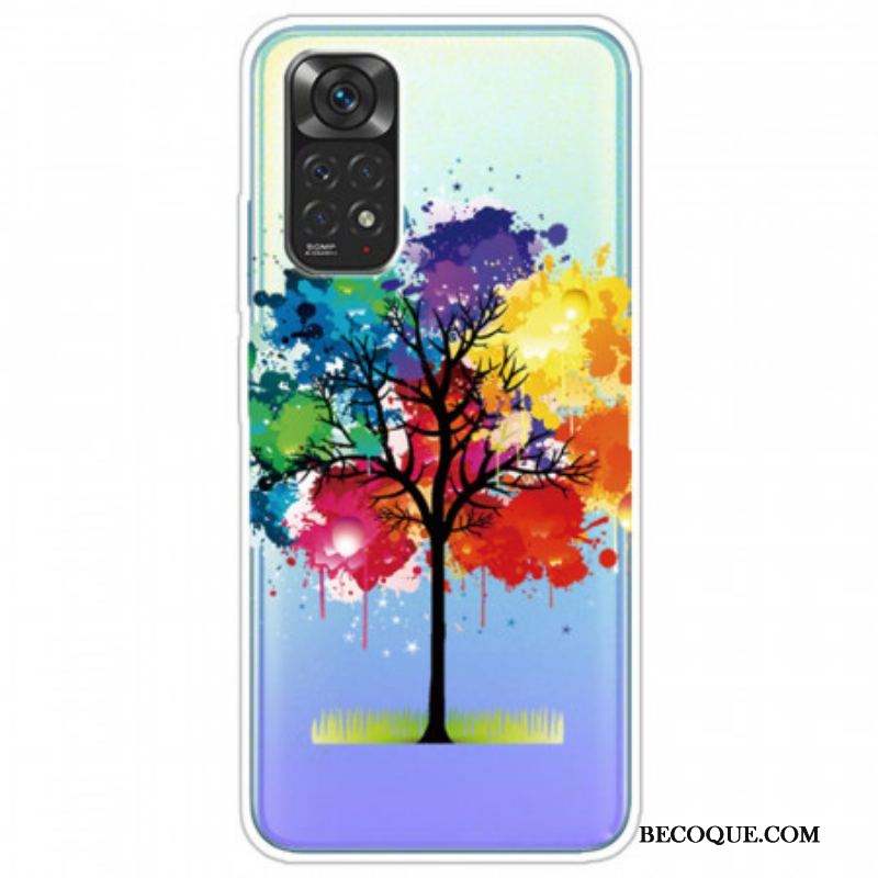 Coque Xiaomi Redmi Note 11 / 11s Transparente Arbre Aquarelle